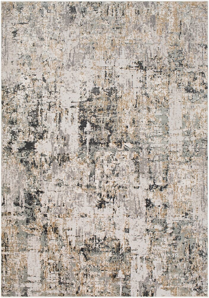 Surya Quatro Qua-2300 Medium Gray, Silver Gray, Charcoal Rugs.