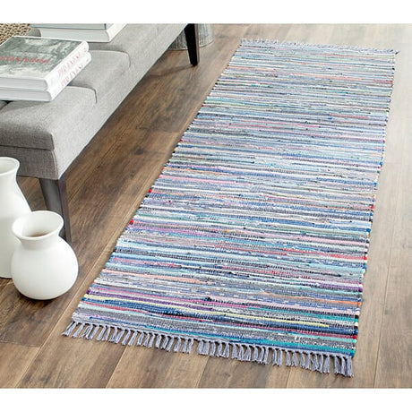 Safavieh Rag Rug Rar121D Purple / Multi Rugs.