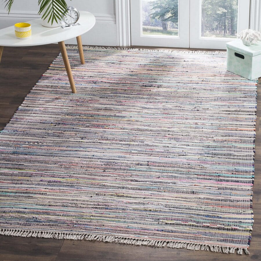 Safavieh Rag Rug Rar121M Grey / Multi Rugs.