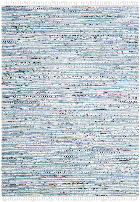 Safavieh Rag Rug Rar125A Light Blue/Multi Rug.