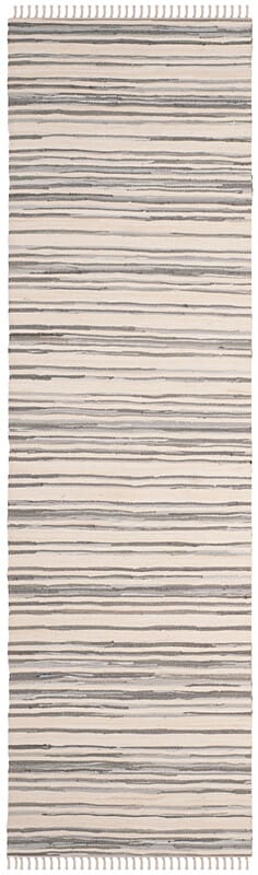 Safavieh Rag Rug Rar126A Ivory / Grey Rugs.