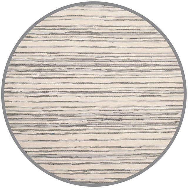 Safavieh Rag Rug Rar126A Ivory / Grey Rugs.