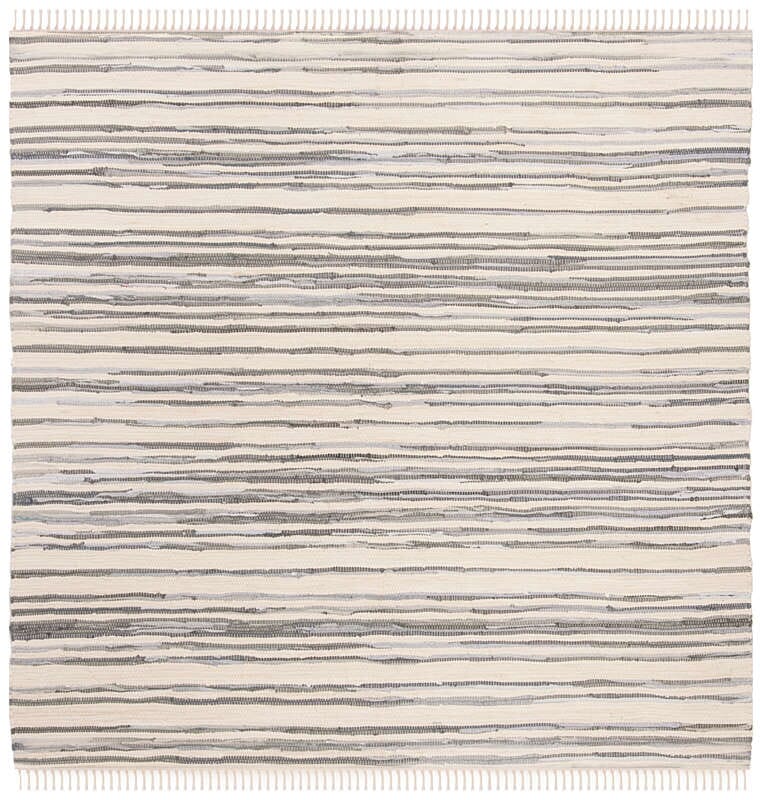 Safavieh Rag Rug Rar126A Ivory / Grey Rugs.