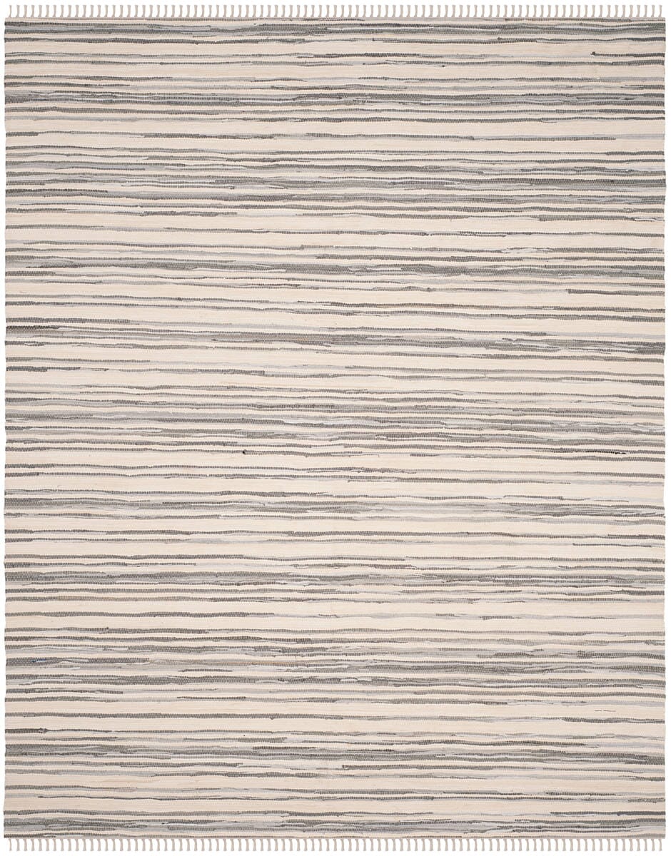 Safavieh Rag Rug Rar126A Ivory / Grey Rugs.