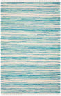 Safavieh Rag Rug Rar126D Ivory / Green Rugs.