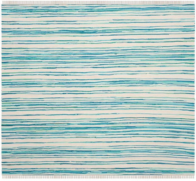Safavieh Rag Rug Rar126D Ivory / Green Rugs.