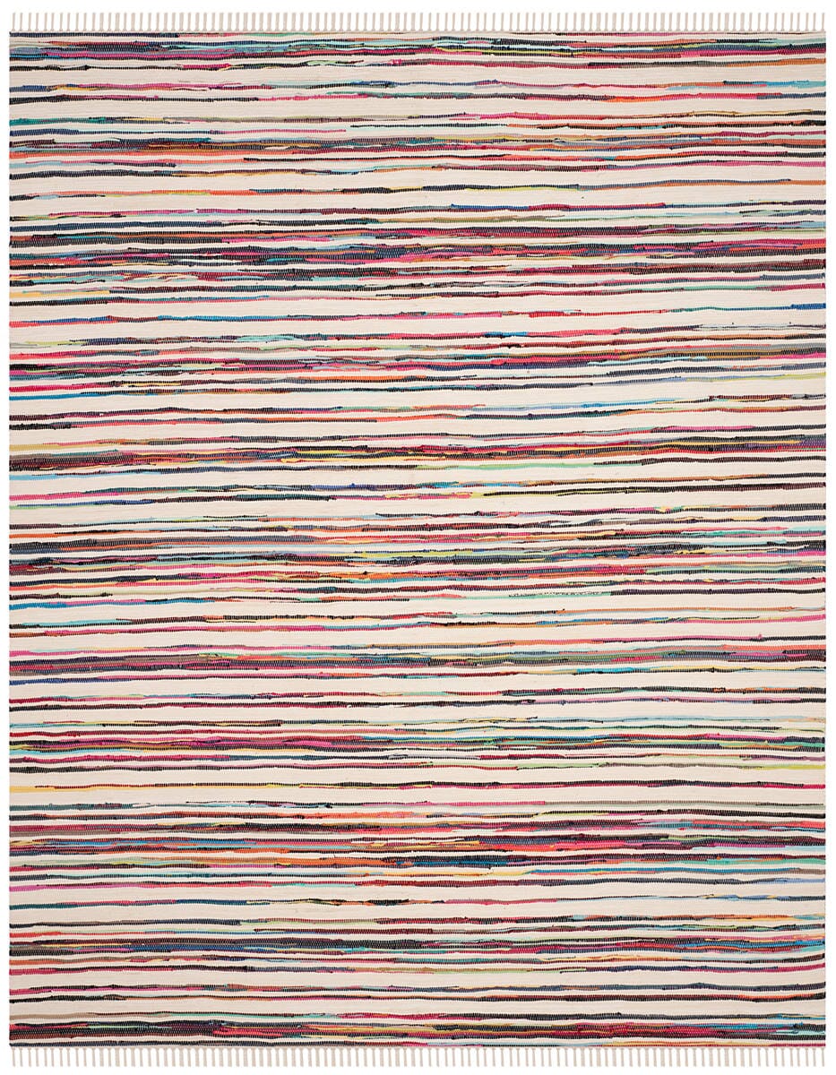 Safavieh Rag Rug Rar126G Ivory / Multi Rugs.