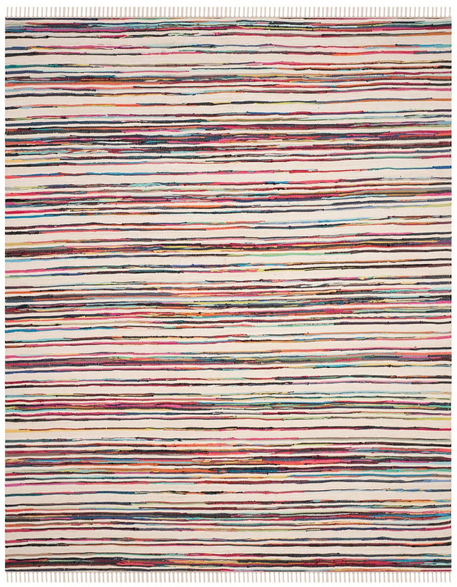 Safavieh Rag Rug Rar126G Ivory / Multi Rugs.