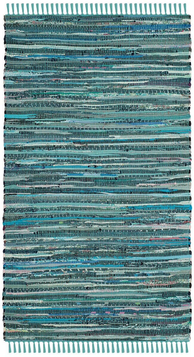 Safavieh Rag Rug Rar127C Turquoise / Multi Rugs.