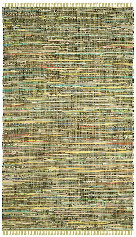 Safavieh Rag Rug Rar127D Light Green / Multi Rugs.