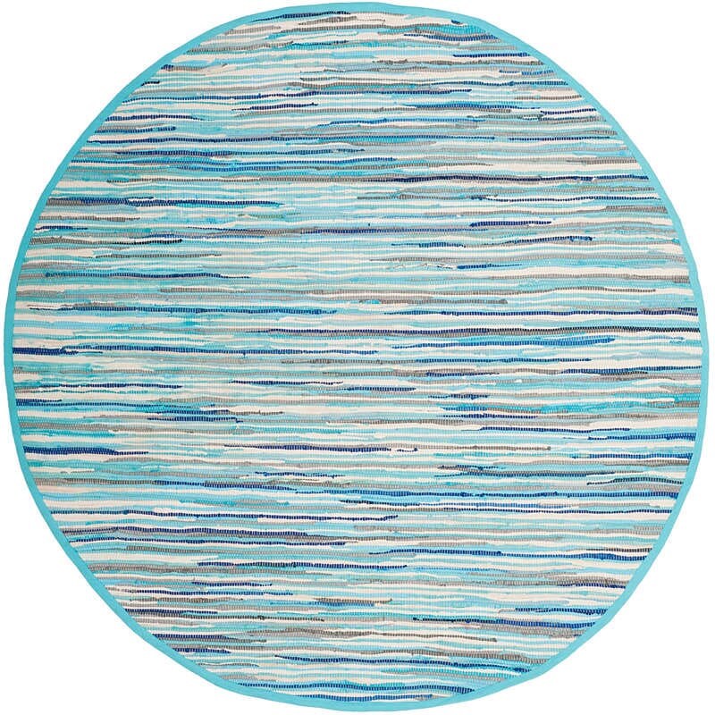 Safavieh Rag Rug Rar129C Turquoise / Multi Rugs.
