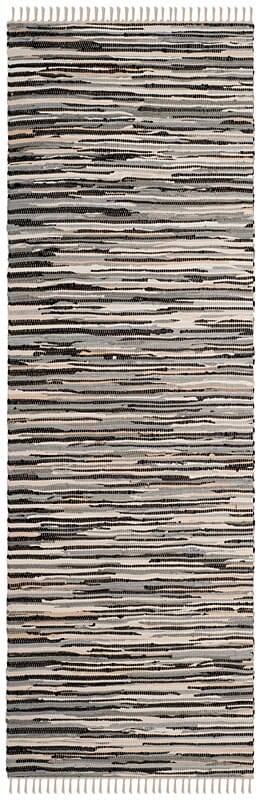 Safavieh Rag Rug Rar129Q Black / Multi Rugs.