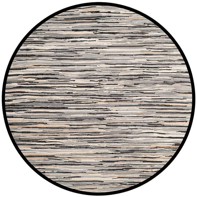 Safavieh Rag Rug Rar129Q Black / Multi Rugs.