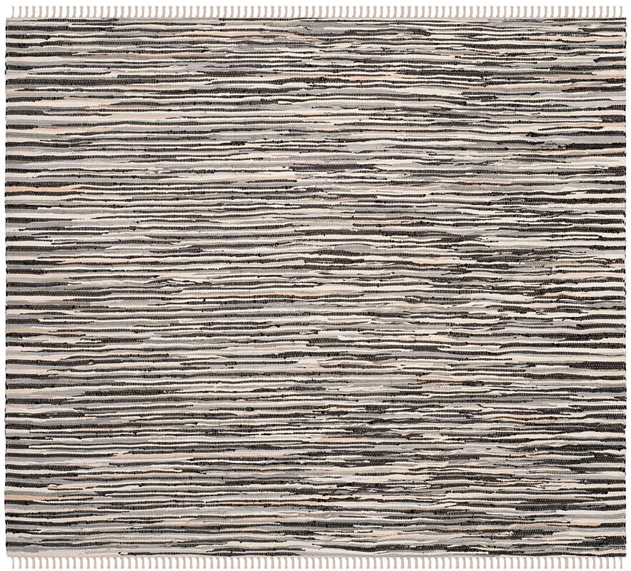 Safavieh Rag Rug Rar129Q Black / Multi Rugs.