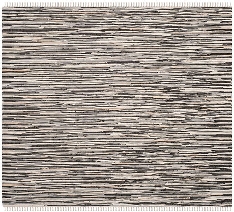 Safavieh Rag Rug Rar129Q Black / Multi Rugs.