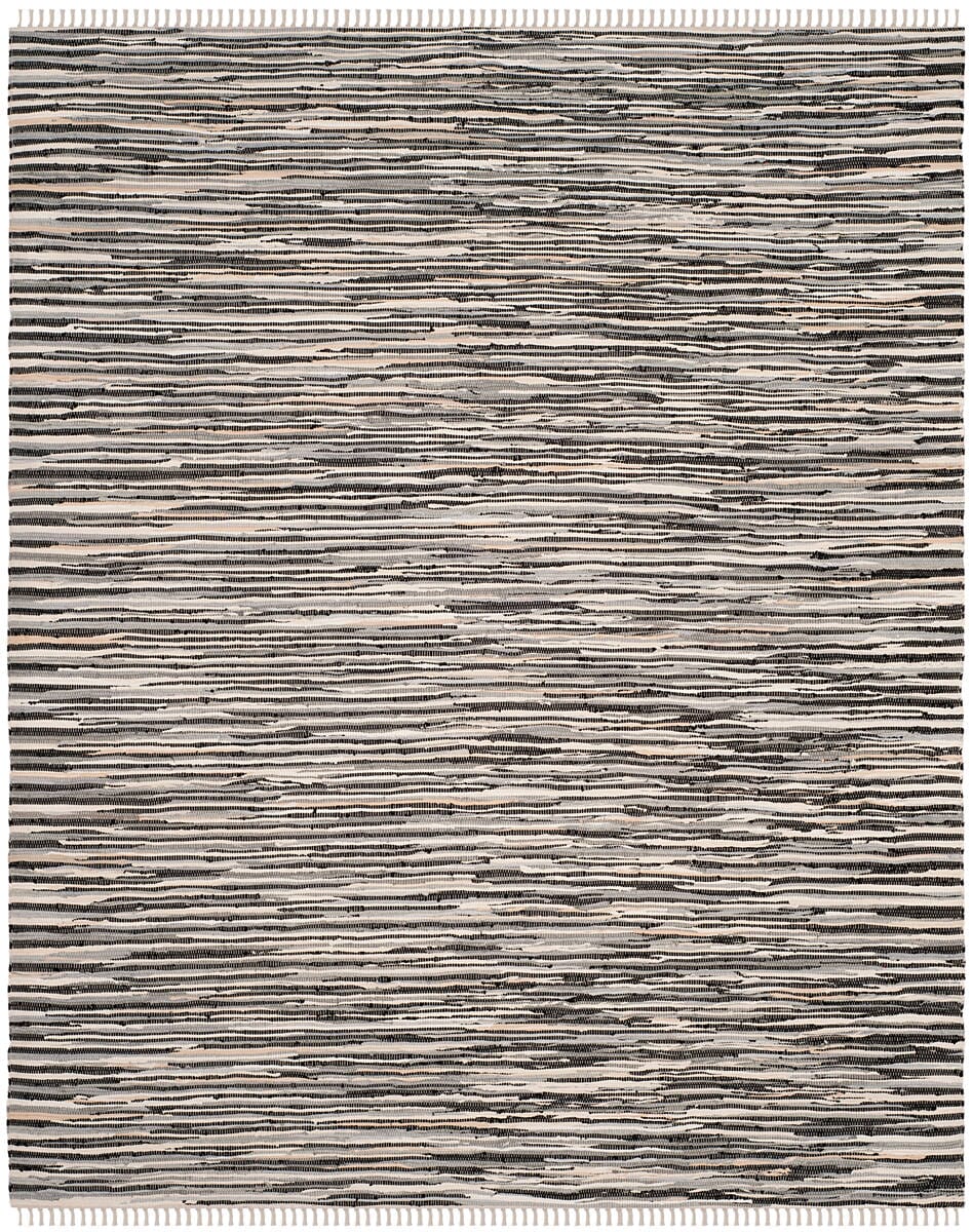 Safavieh Rag Rug Rar129Q Black / Multi Rugs.