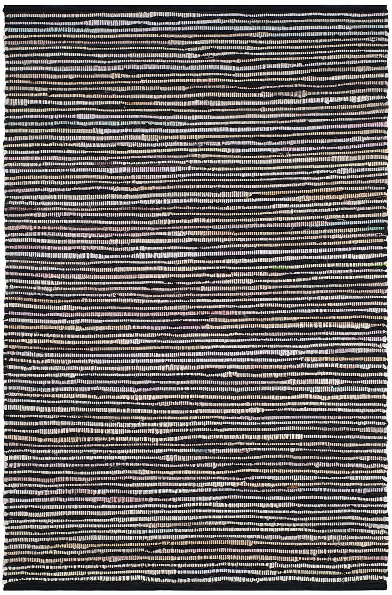 Safavieh Rag Rug Rar130Q Black / Multi Rugs.