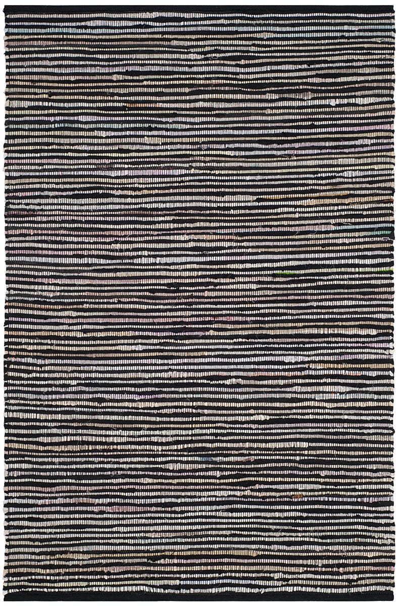Safavieh Rag Rug Rar130Q Black / Multi Rugs.