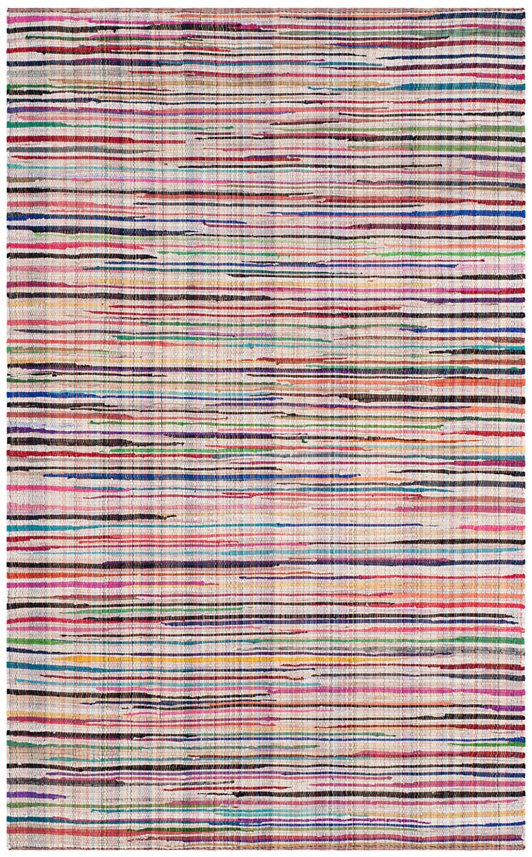 Safavieh Rag Rug Rar240A Ivory / Multi Rugs.
