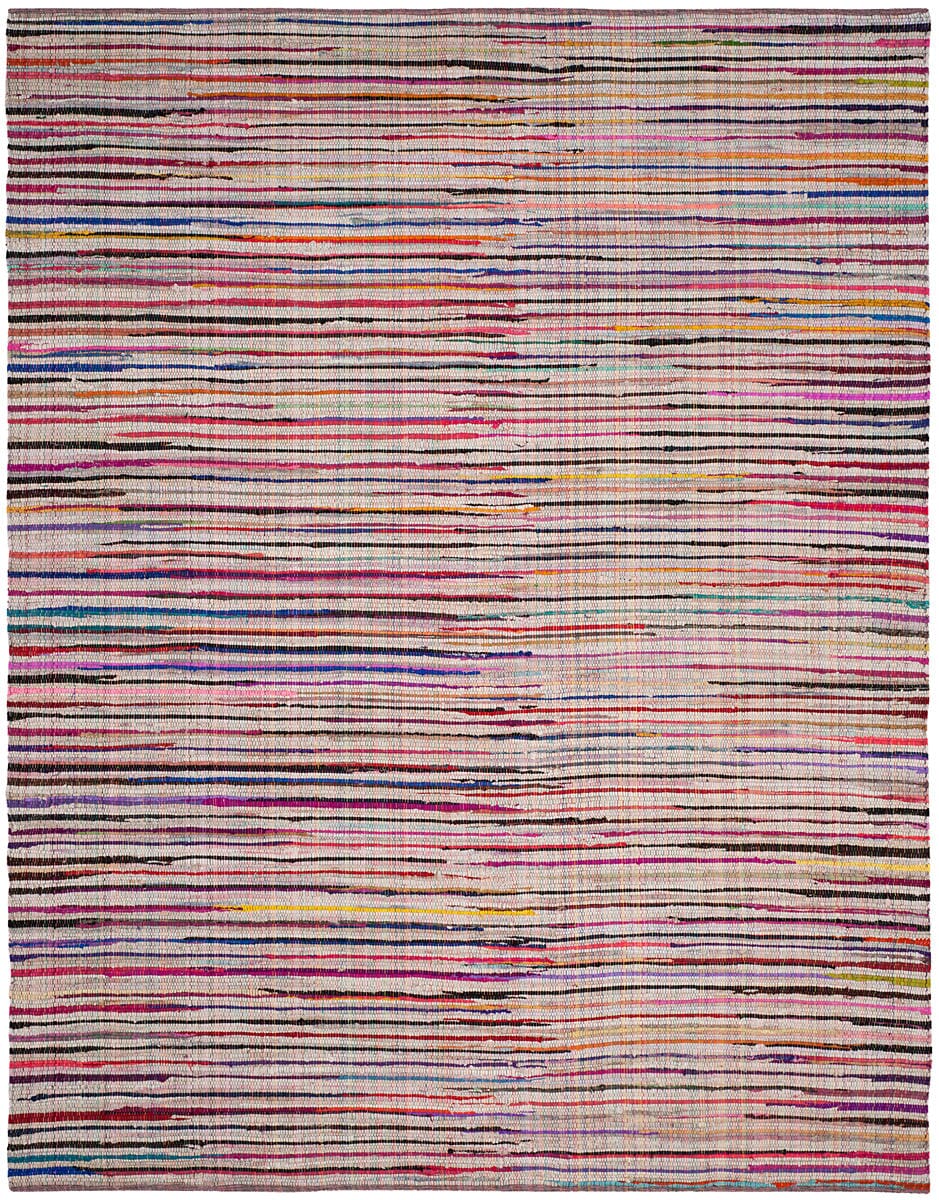 Safavieh Rag Rug Rar240A Ivory / Multi Rugs.