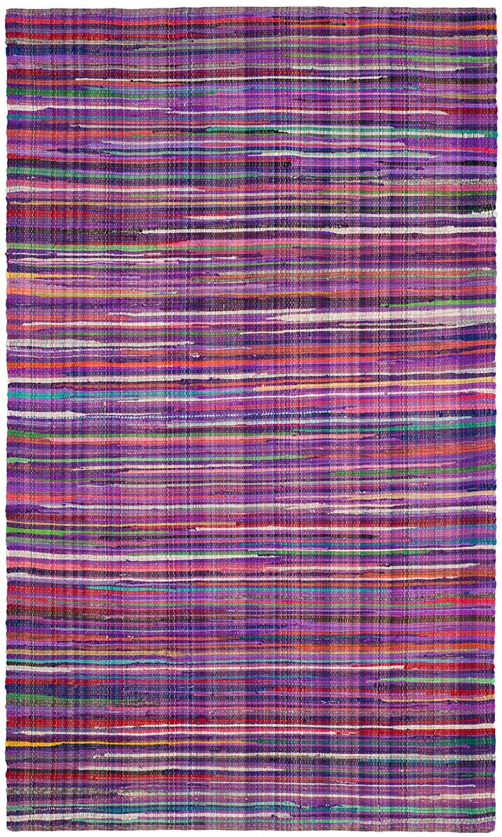 Safavieh Rag Rug Rar240C Purple/Multi Rug.