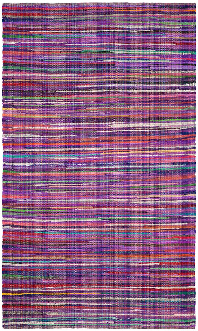 Safavieh Rag Rug Rar240C Purple/Multi Rug.