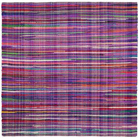 Safavieh Rag Rug Rar240C Purple/Multi Rug.