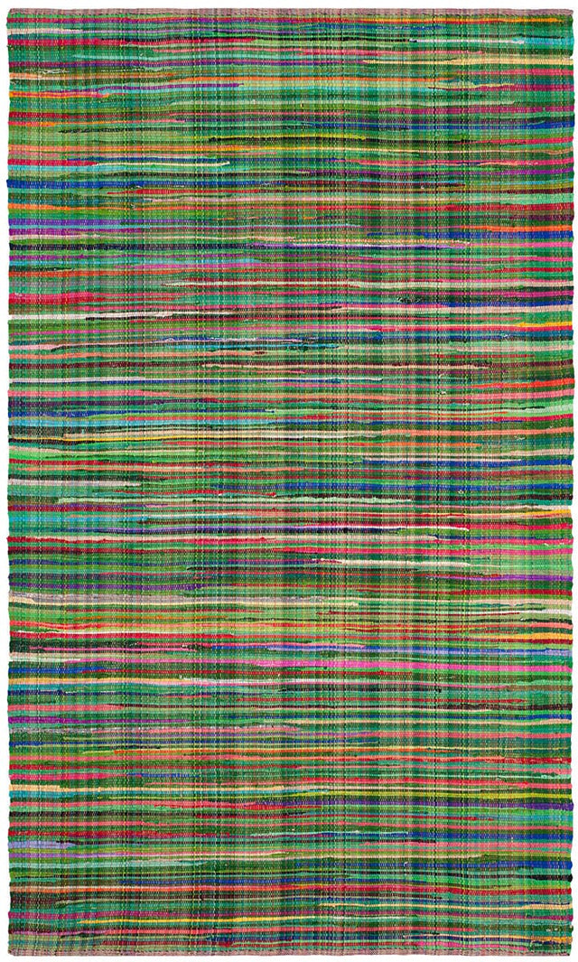 Safavieh Rag Rug Rar240E Green / Multi Rugs.