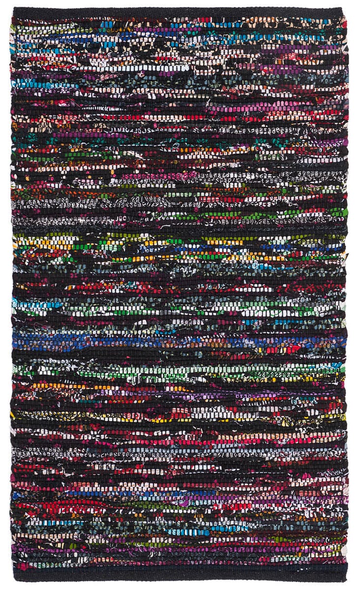 Safavieh Rag Rug Rar250G Black / Red Rugs.