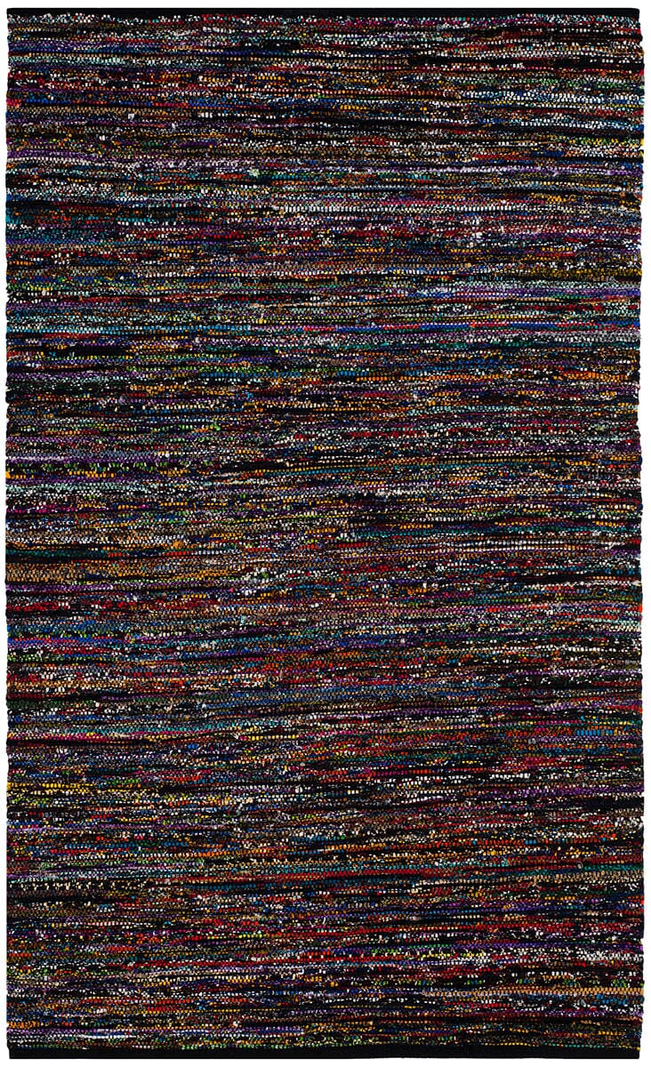 Safavieh Rag Rug Rar250G Black / Red Rugs.