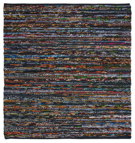 Safavieh Rag Rug Rar250G Black / Red Rugs.