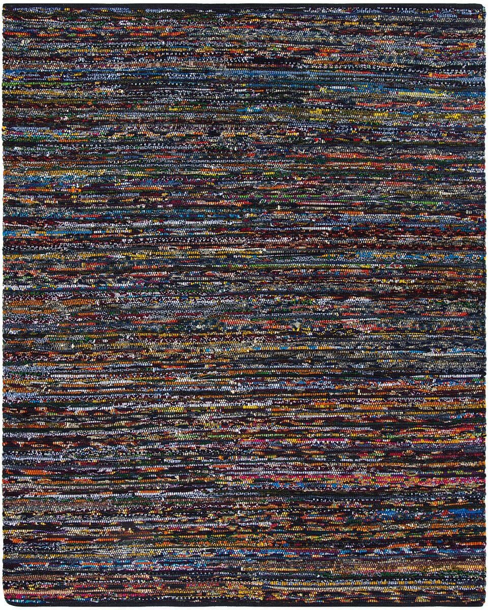 Safavieh Rag Rug Rar250G Black / Red Rugs.