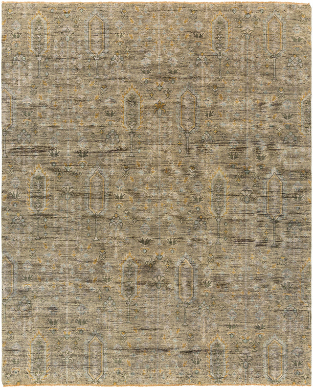 Surya Reign Reg-2302 Sage, Camel, Aqua, Tan Rugs.
