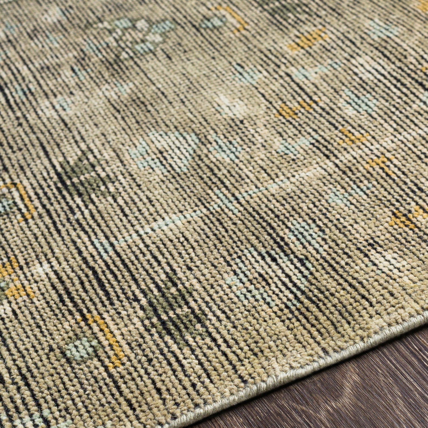 Surya Reign Reg-2302 Sage, Camel, Aqua, Tan Rugs.