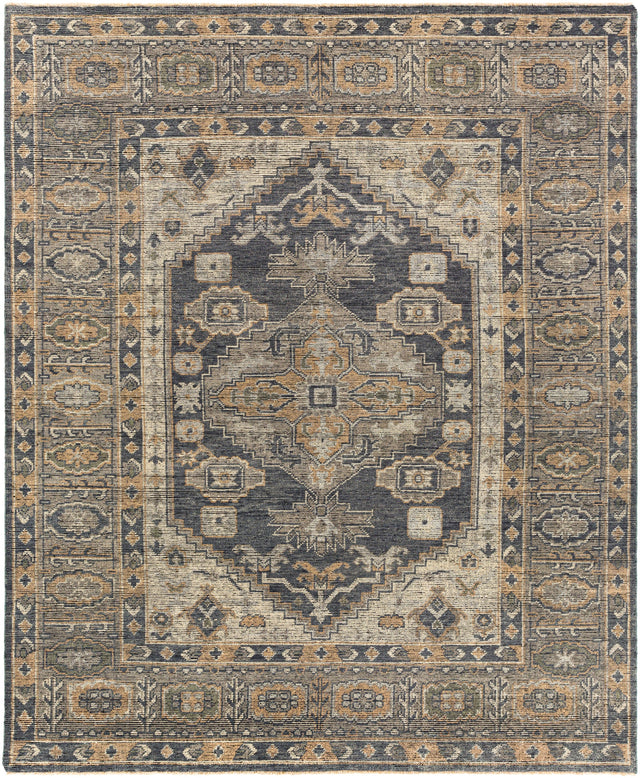Surya Reign Reg-2309 Charcoal, Medium Gray, Taupe, Khaki Rugs.