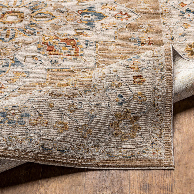 Surya Reina Ren-2305 Tan, Light Gray, Medium Gray, Cream Rugs.