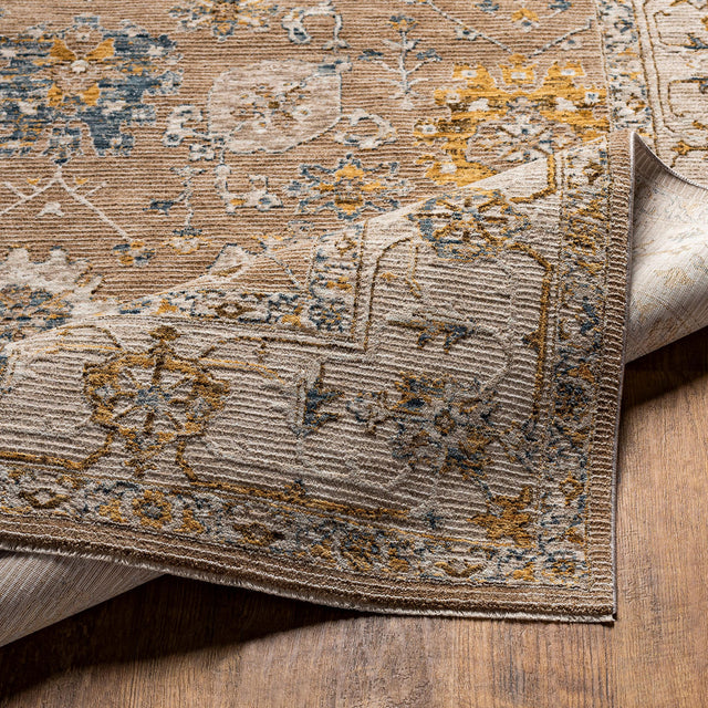 Surya Reina Ren-2308 Tan, Light Brown, Light Gray, Cream Rugs.