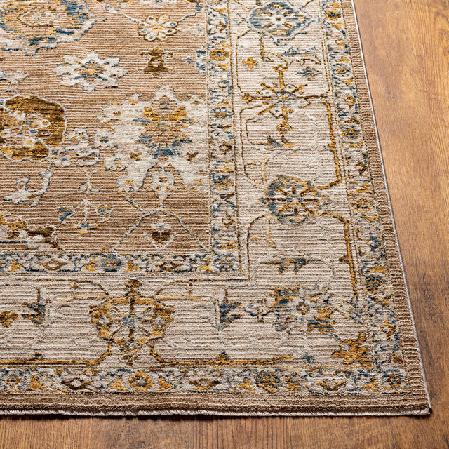 Surya Reina Ren-2308 Tan, Light Brown, Light Gray, Cream Rugs.