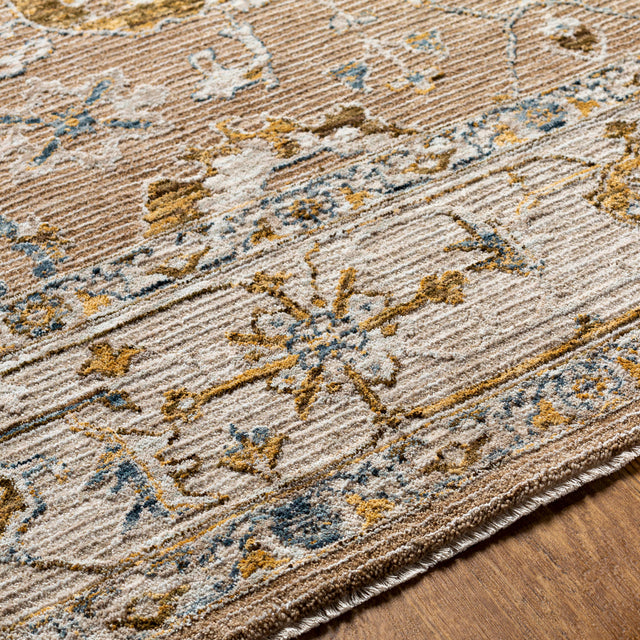 Surya Reina Ren-2308 Tan, Light Brown, Light Gray, Cream Rugs.