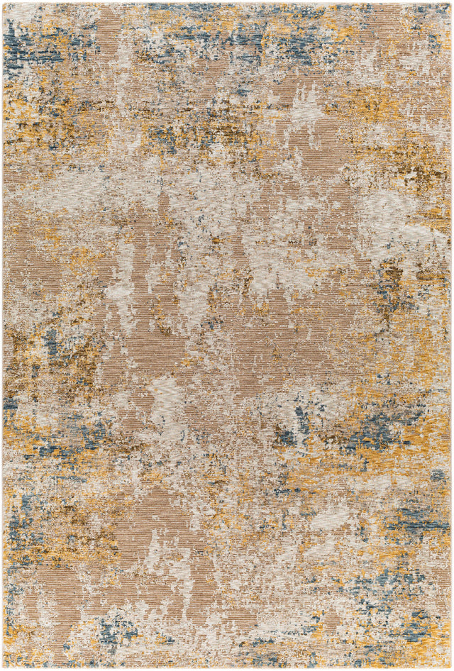 Surya Reina Ren-2312 Cream, Light Gray, Light Brown, Tan Rugs.