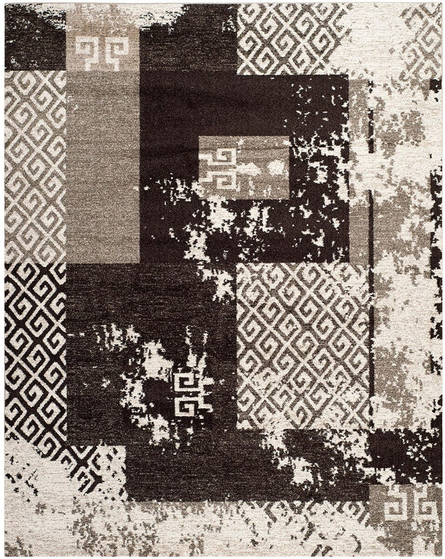 Safavieh Retro Ret2135-1125 Creme / Brown Rugs.