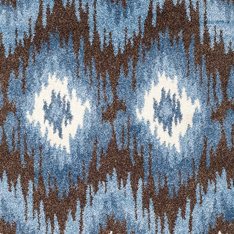 Safavieh Retro Ret2143-2865 Dark Brown / Blue Rugs.