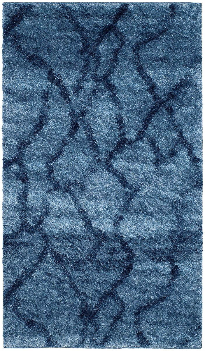 Safavieh Retro Ret2144-6570 Blue / Dark Blue Rugs.