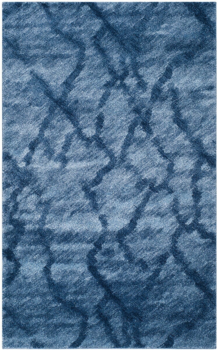 Safavieh Retro Ret2144-6570 Blue / Dark Blue Rugs.