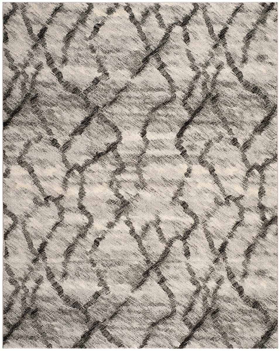 Safavieh Retro Ret2144-7990 Light Grey / Black Rugs.