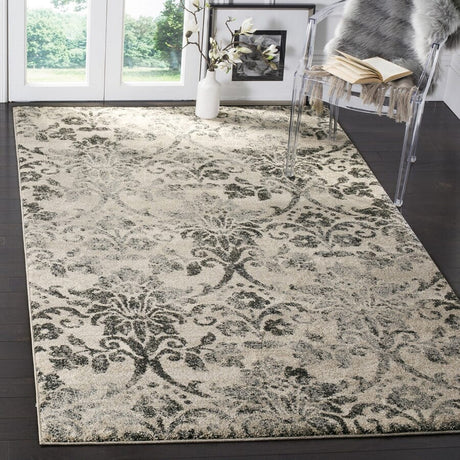 Safavieh Retro Ret2184-1180 Cream / Grey Rugs.