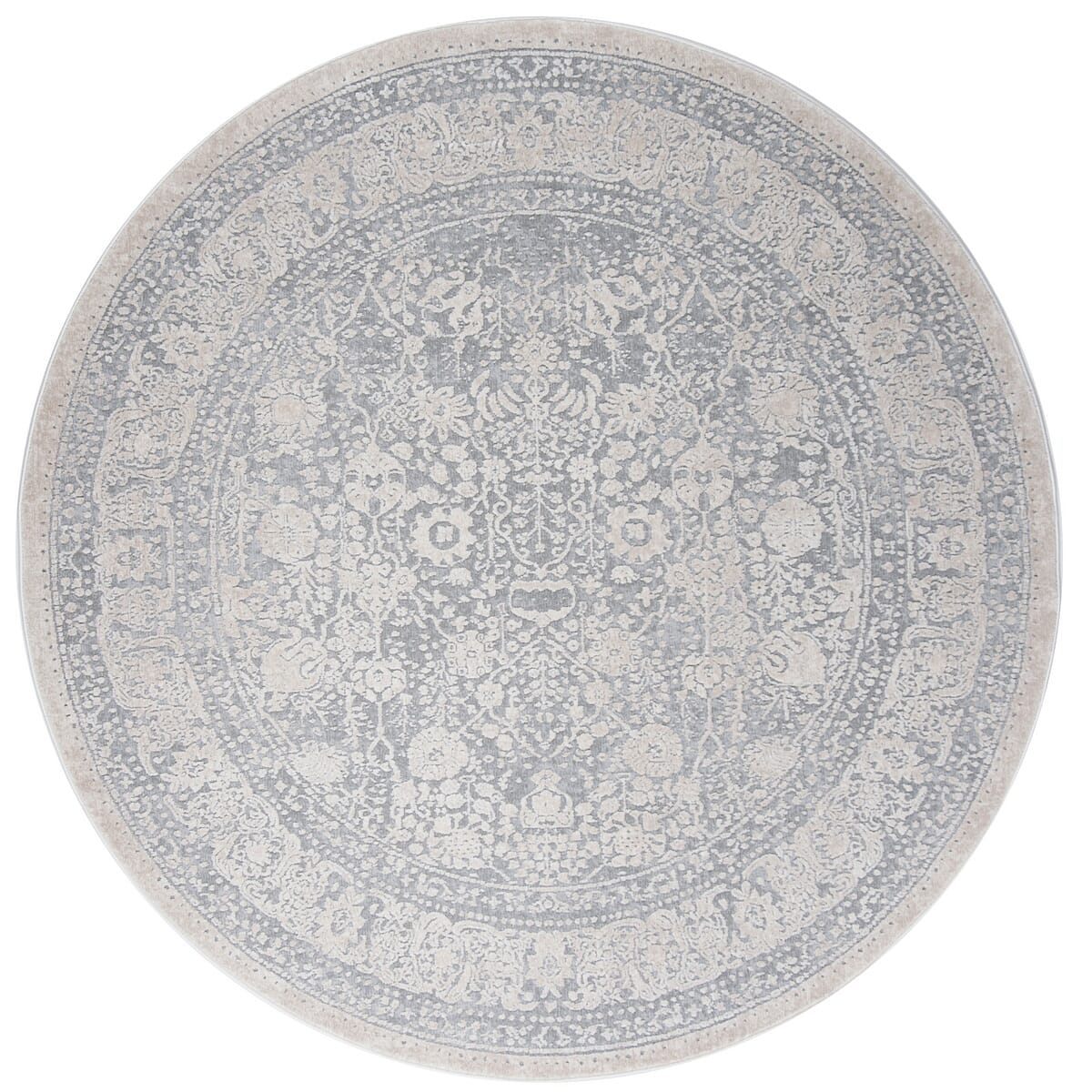 Safavieh Reflection Rft663C Light Grey / Cream Rugs.