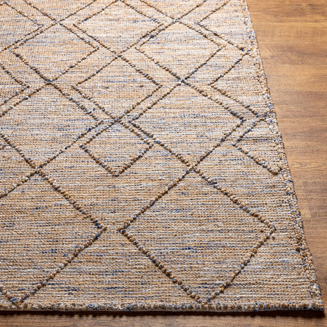 Surya Regal Rgl-2303 Tan, Dark Blue Rug.
