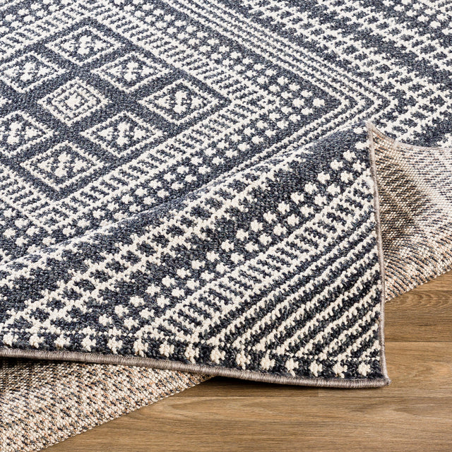 Surya Ariana Ria-2301 Charcoal, Medium Gray, White Rugs.
