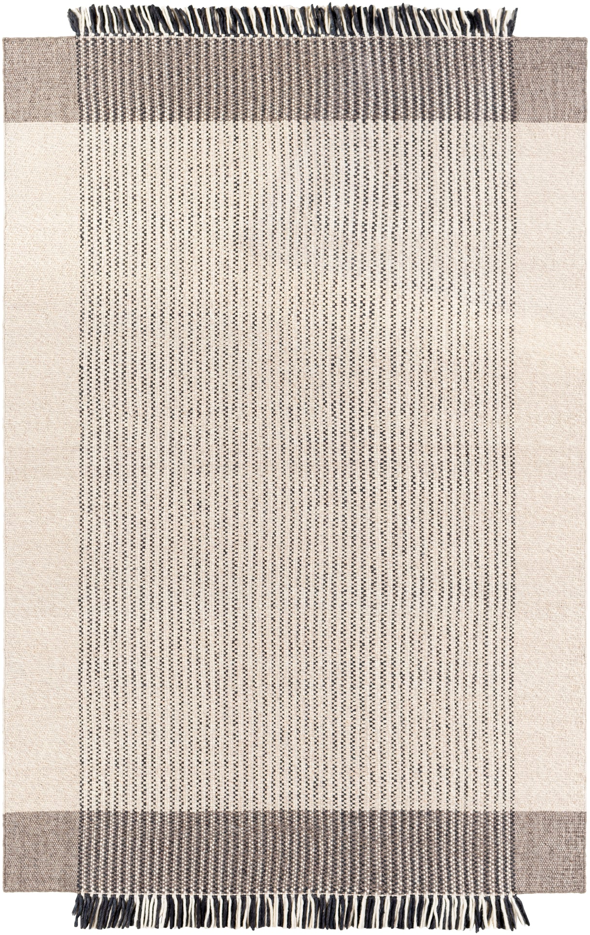 Surya Reliance Rli-2300 Charcoal, Taupe, Black, Beige Rugs.